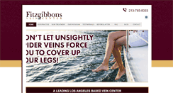 Desktop Screenshot of fitzgibbonsveincenter.com